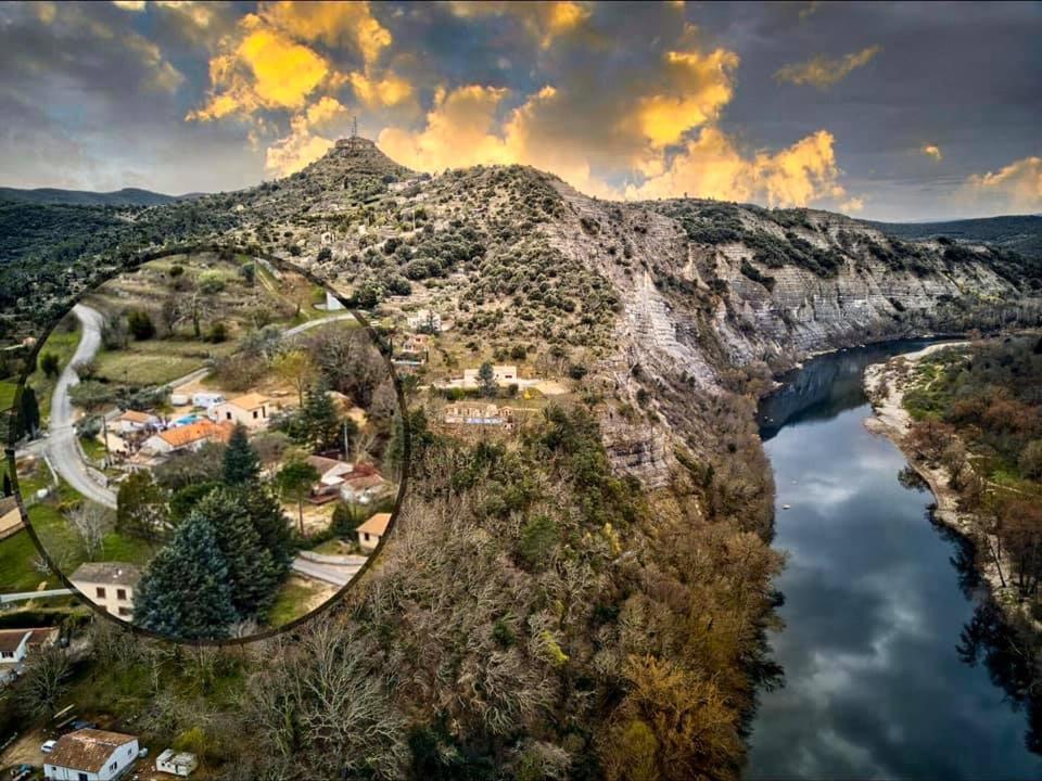 Hebergements Des Posas Sampzon Exterior photo